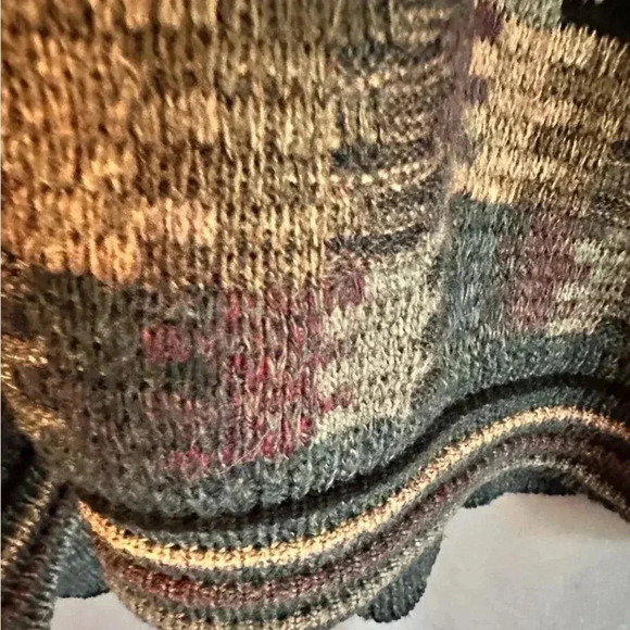 Megalos Sweater Men’s Size 2XT Knit  90s Made In USA - Picture 7 of 10